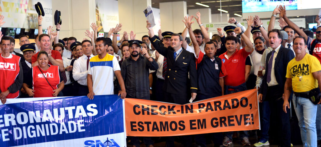 Aeronautas de greve